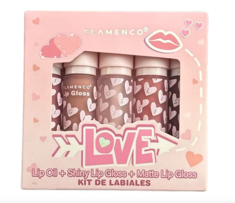 Labiales Brillantes y Matte Set 5 unidades