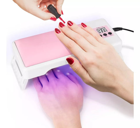 Lámpara de uñas UV LED  + Almohada manicura