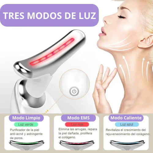 Masajeador Facial a Base de Luz